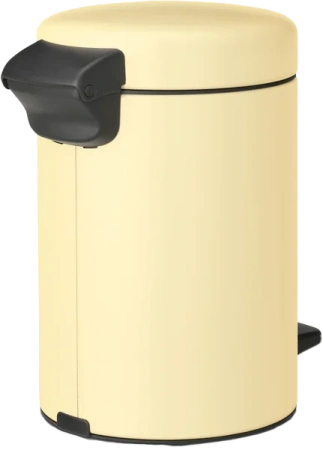мусорное ведро brabantia newicon 233760 3 л, ванильно-желтое
