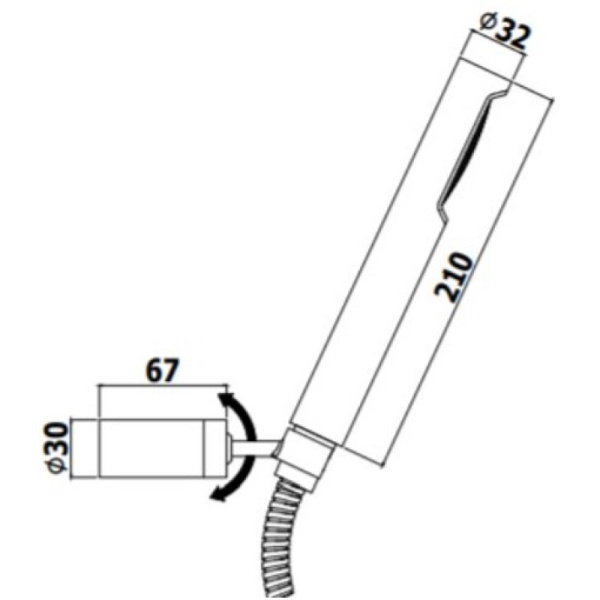 душевой набор paffoni birillo zdup036hgsp