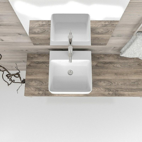 раковина esbano circon 40 esrncirc40w белая