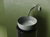 раковина ceramicanova element cn6073mh накладная, ø36 см, антрацит матовый