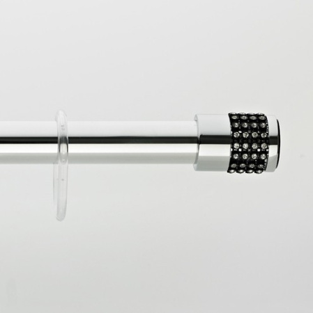 карниз для ванны grekon 1215-220stblk
