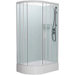 Душевая кабина 120x80x215 см Frank F412/1R White 130009 прозрачное