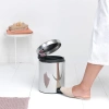 мусорное ведро brabantia newicon 280481 2х2 л, стальное полированное