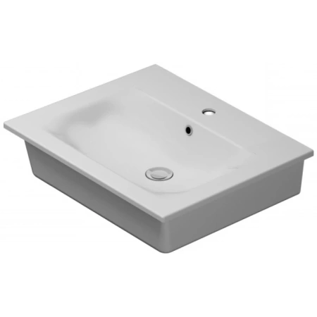 раковина полувстраиваемая am.pm spirit v2.0 61 m70awcc0602wg, белая