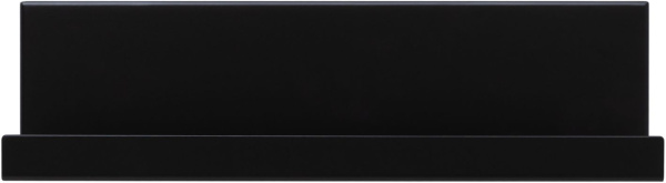 Полка Aquanet Магнум 00302224 30x80 см, открытая, цвет черный матовый