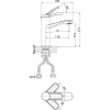 смеситель для раковины d&k rialto da1062141