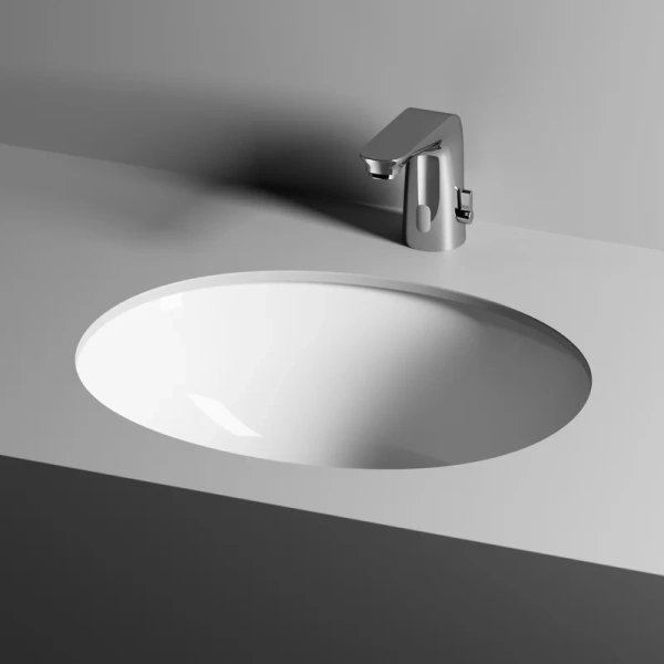 раковина ceramicanova element cn6042 встраиваемая, снизу, 51x42 см, белая