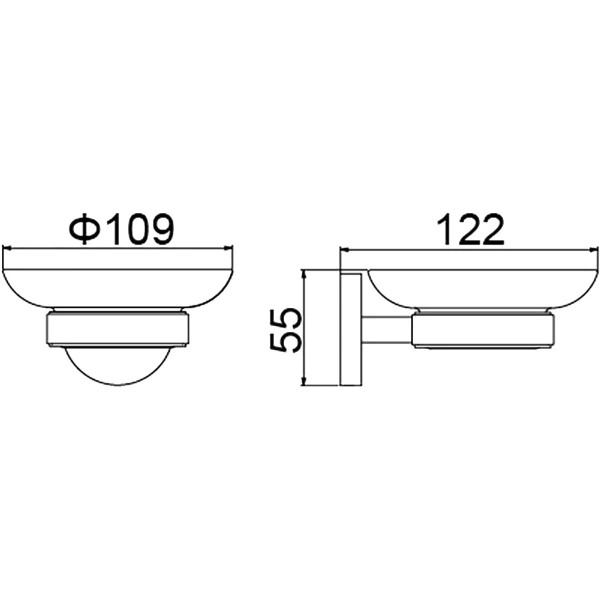 Мыльница Timo Saona 13021/19 розовое золото