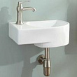 Раковина CeramaLux 9273R подвесная, 41x27 см, белая