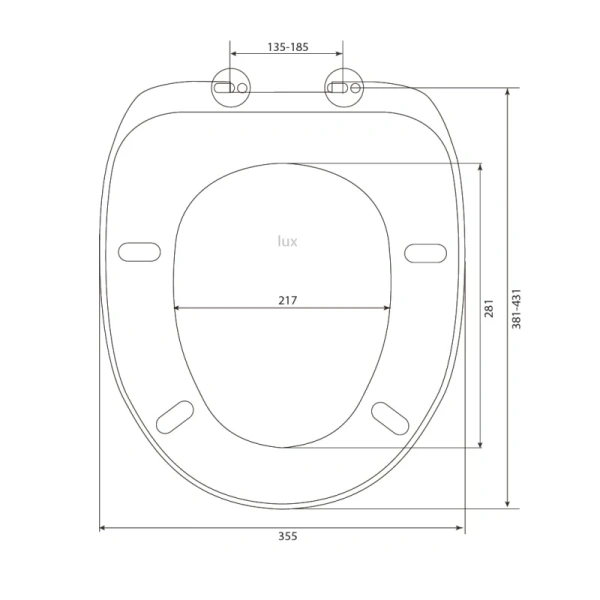 сиденье для унитаза с микролифтом berges lux sb 010605