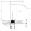 смеситель для раковины haiba hb12815