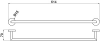 полотенцедержатель allen brau priority 6.31011-bn брашированный никель