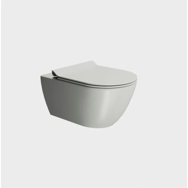 сиденье для унитаза gsi pura ms86csn17 с микролифтом, cenere matte