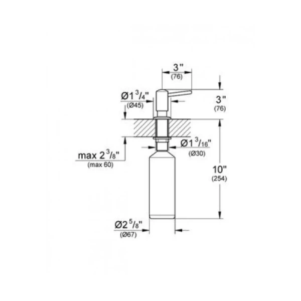 дозатор grohe contemporary 40536000