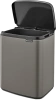 мусорное ведро brabantia bo 230387 12 л, платиновое
