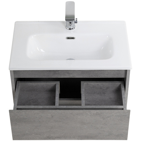 тумба под раковину belbagno kraft kraft 39-500/390-2c-so-cg, цвет серый.