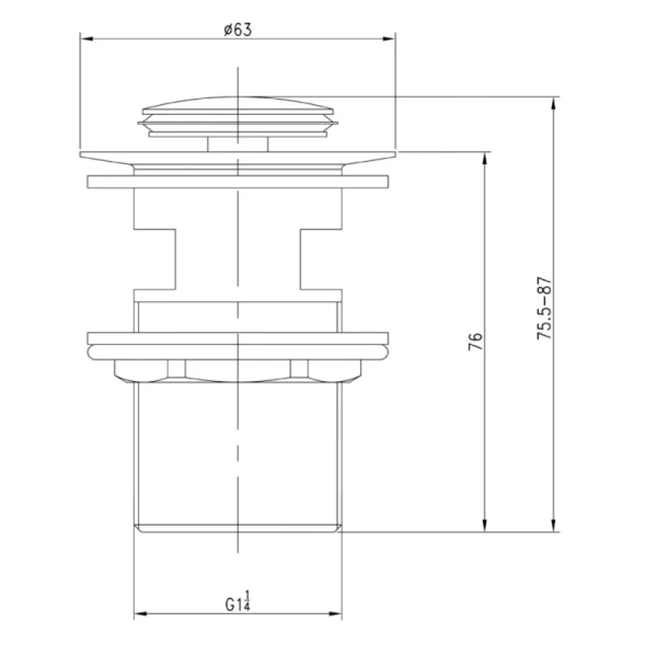 донный клапан для раковины iddis optima home 001sb01i88 хром