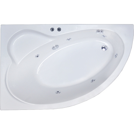 Акриловая ванна Royal Bath Alpine Standart 170x100 RB819102ST-L с гидромассажем