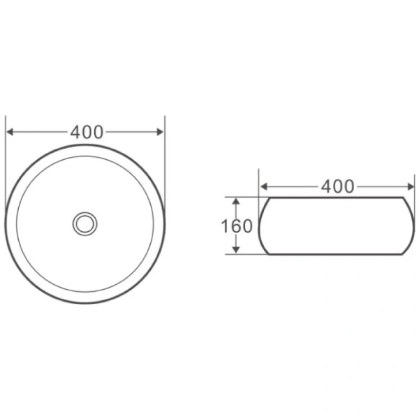 раковина накладная belbagno bb1065