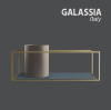 раковина накладная 37 см galassia core 7305sa