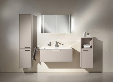 шкаф-пенал keuco royal 60 32131 450001 кашемир, с корзиной l