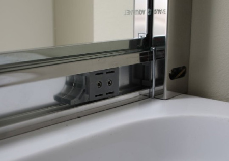 душевой уголок aquanet delta npe2142 00183842 100x100 профиль хром, стекло прозрачное