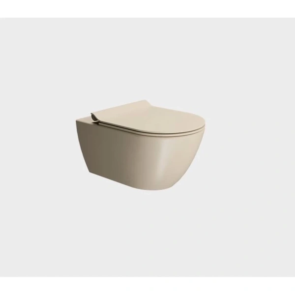 сиденье для унитаза gsi pura ms86csn08 с микролифтом, creta matte