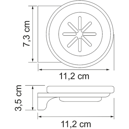 мыльница wasserkraft kammel k-8329 цвет хром