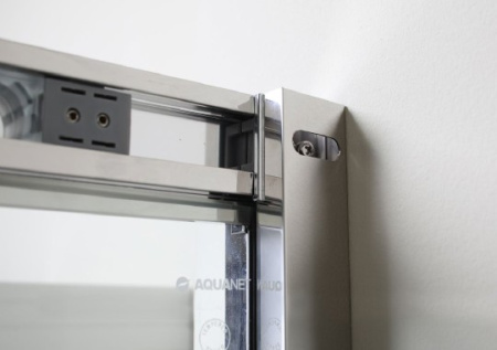 душевой уголок aquanet delta npe2142 00183842 100x100 профиль хром, стекло прозрачное