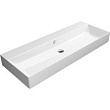 Раковина GSI Kube X 9424011 подвесная, 120x47 см, Bianco lucido (Белый глянец)