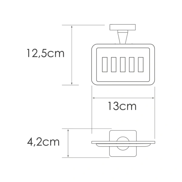 Мыльница Wasserkraft Rhin 8769 никель