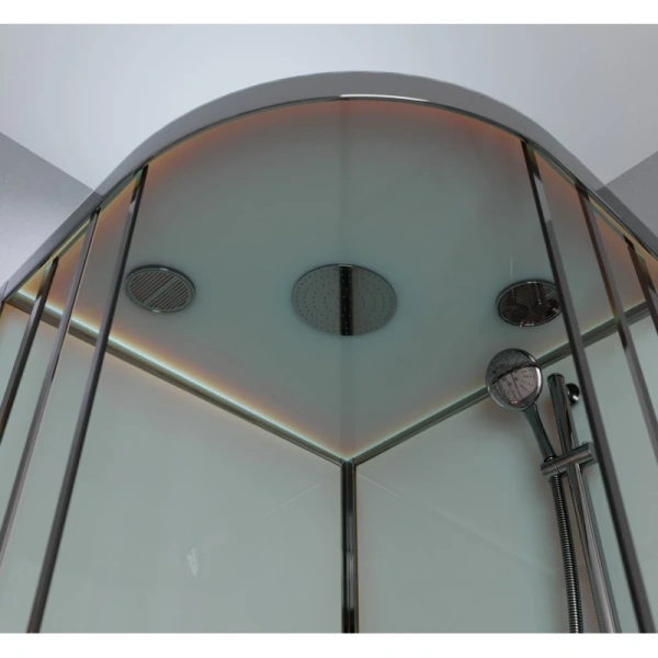 душевая кабина 90x90x220 см frank f409/2 brilliant 183009 прозрачное