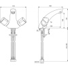 смеситель для умывальника vidima эко ba162aa