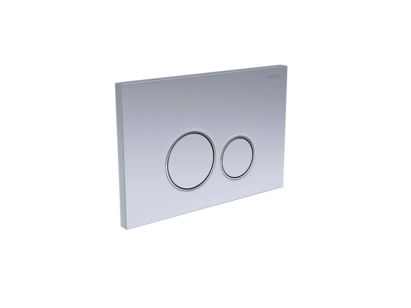 кнопка смыва для инсталляции aquatek pneumo s pns-0000013 для унитаза, абс-пластик, цвет матовый хром