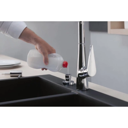 смеситель для кухни hansgrohe talis select m51 73853000, хром