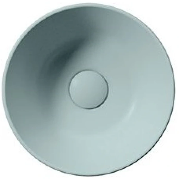 раковина gsi kube x 943515 накладная, ø32 см, ghiaccio opaco (голубой матовый)