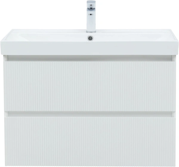 тумба под раковину aquanet альтера 00337156 78.8x45.2 см, белый матовый