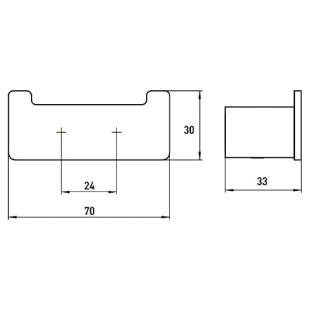 крючок для полотенец двойной emco loft 0575 133 02 черный