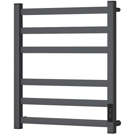 полотенцесушитель point меркурий п6 pn83856gr электрический, диммер справа, 50x60 см, графит премиум