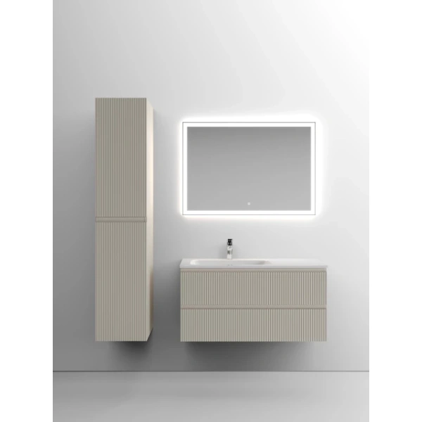 тумба под раковину sancos snob t 100 l snt100lce подвесная beige soft