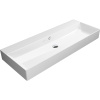 Раковина GSI Kube X 9424011 подвесная, 120x47 см, Bianco lucido (Белый глянец)