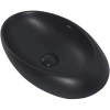 раковина 49x31 см abber bequem ac2107mb, цвет черный матовый