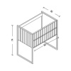 тумба под раковину boheme armadi art monaco 80 867-080-wcr белый глянец хром