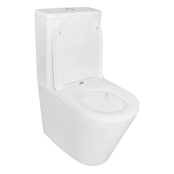 унитаз-компакт azario vetro 380х605х825 напольный, безободковый, слив "торнадо", в комплекте с бачком и быстросъемным сиденьем микролифт (az-2149- uq)