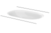 раковина bette comodo a218-000 встраиваемая, 77.4x38 см, белая