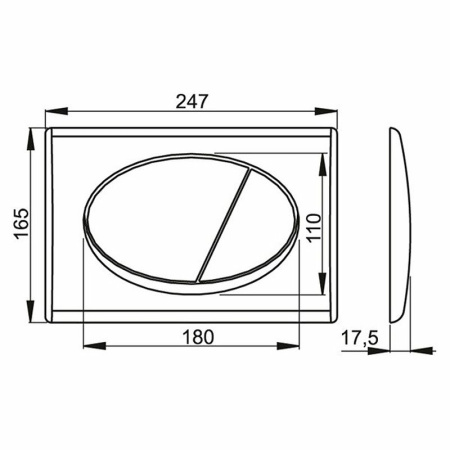 система инсталляции для унитазов alcaplast am101/1120-3:1 ru m71-0001 кнопка смыва хром
