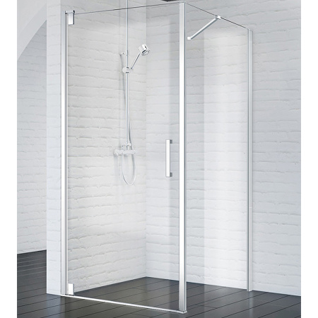 Душевой уголок BelBagno Marmi 70х100 MARMI-AH-1-70/100-C-Cr профиль Хром стекло прозрачное