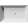 раковина gsi kube x 945309 накладная, 60x37 см, bianco opaco (белый матовый)