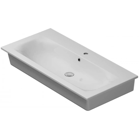 раковина полувстраиваемая am.pm spirit v2.0 101 m70awcc1002wg, белая