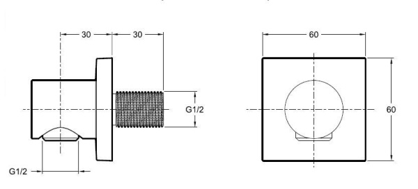 шланговое подключение jacob delafon modulo e8467-cp хром